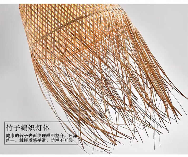 Orient Bamboo Harmony Ceiling Lamp – Zen Lounge & Bistro Lighting