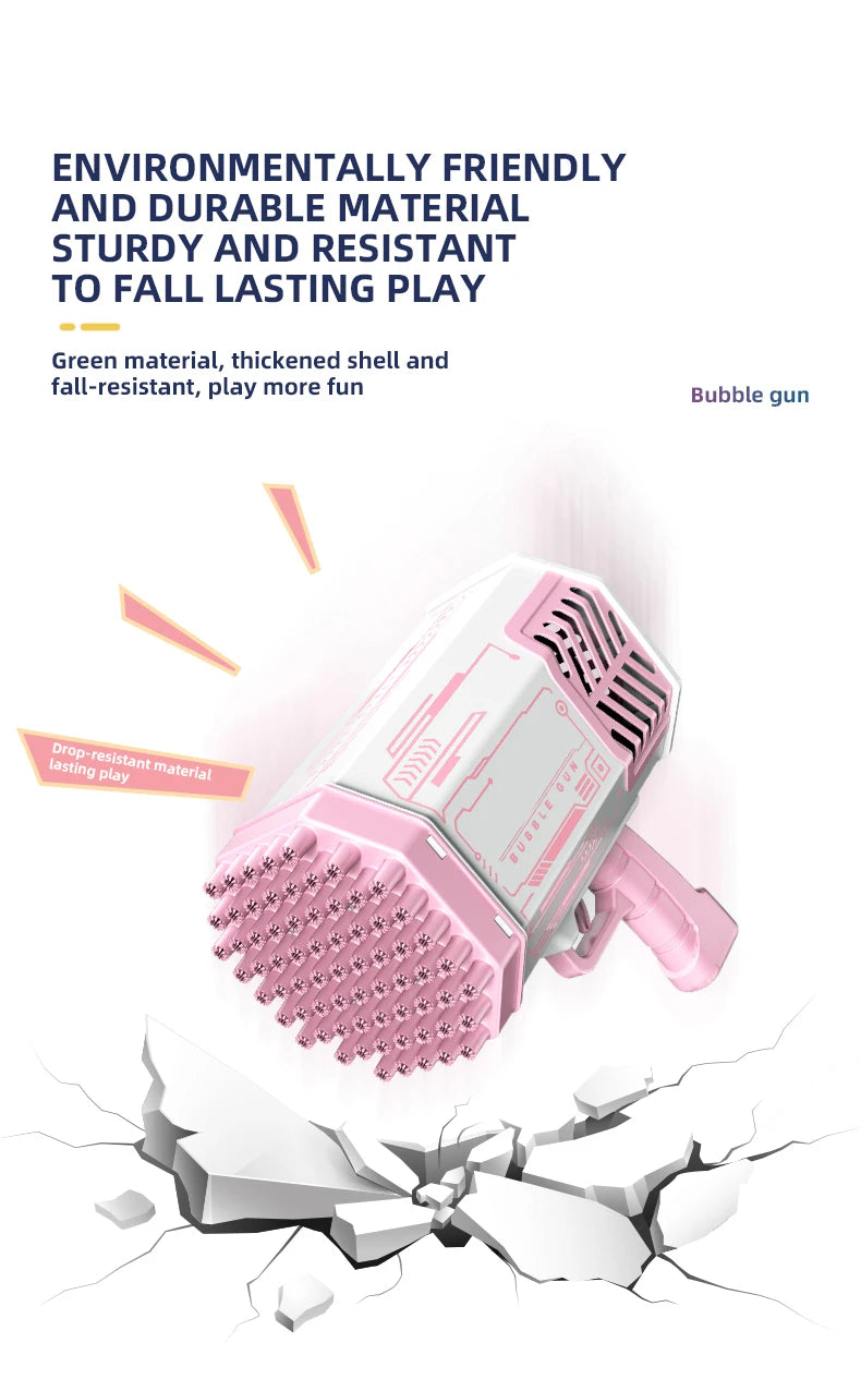 Bubble Blaster, Soap Gun, Kids Toy, Light-Up, Christmas Gift