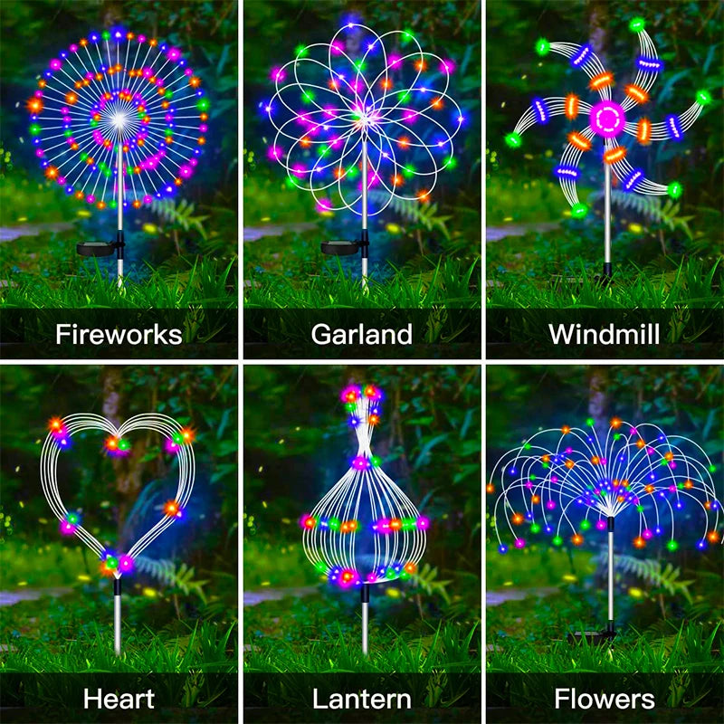 GlowBurst Solar Fairy Pathway Lamps – Waterproof LED Garden Lights for Patio, Walkway & Yard