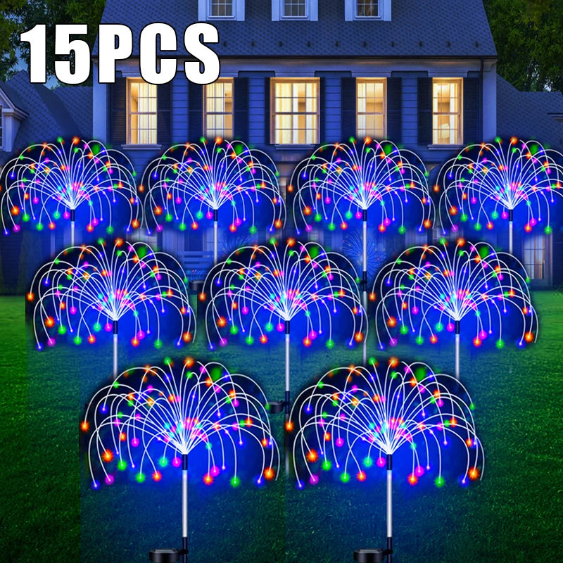 GlowBurst Solar Fairy Pathway Lamps – Waterproof LED Garden Lights for Patio, Walkway & Yard