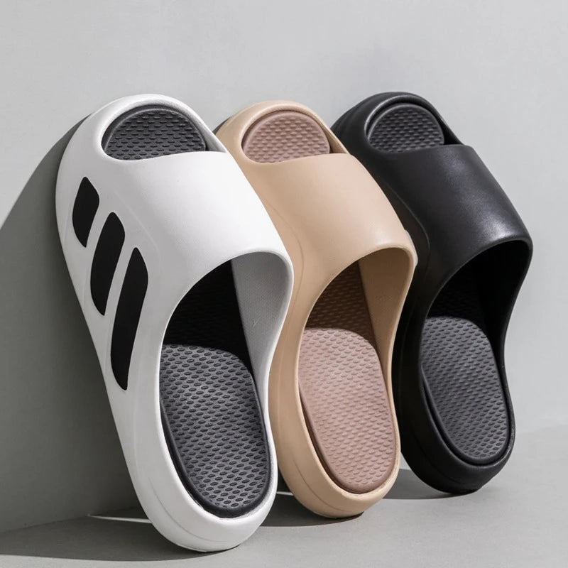 CoolStride Thick-Sole Beach Slippers for Men