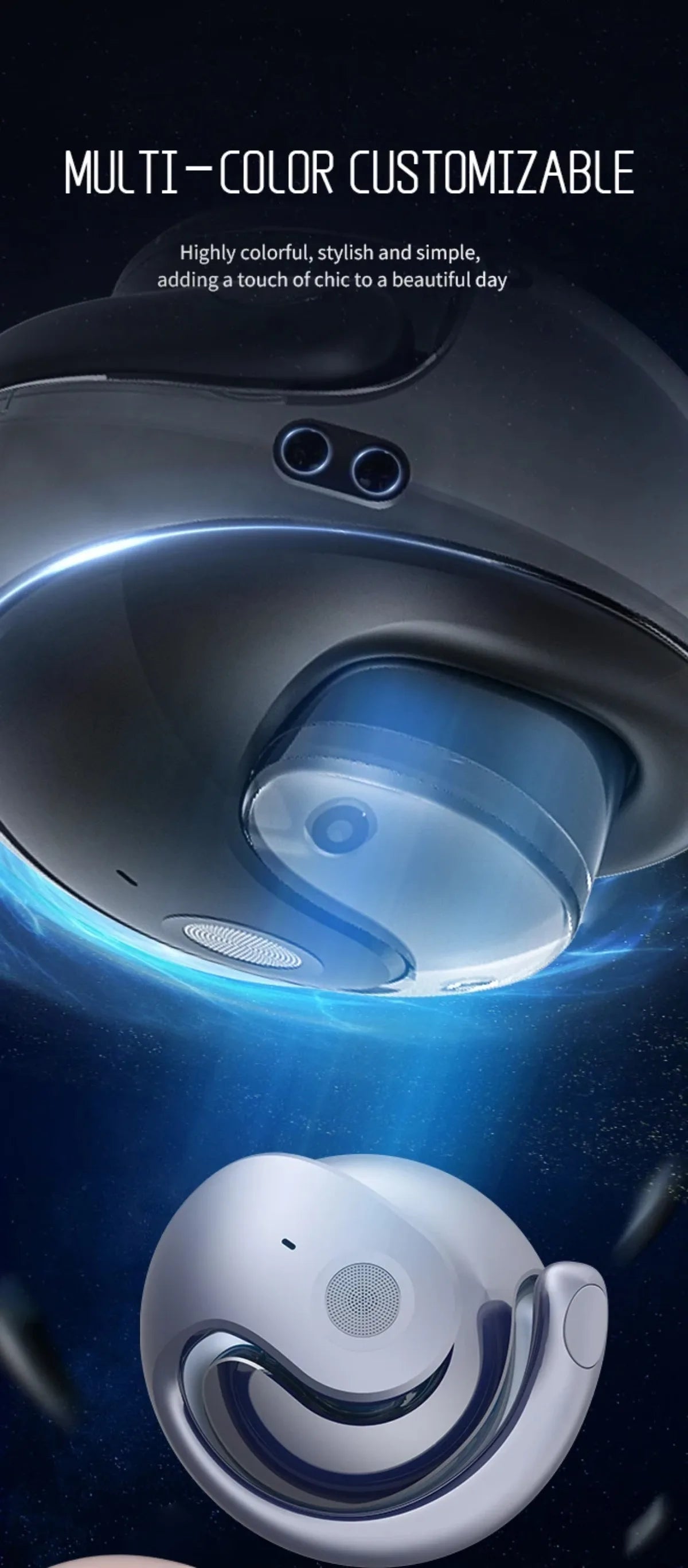 keywords: AI Translator Earbuds, Real-Time Translation Headphones, Bluetooth Business Earbuds