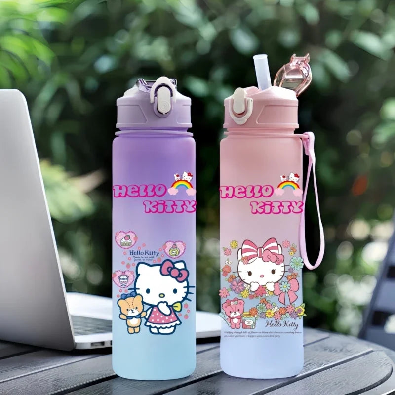 Hello Kitty Hydration Cup – 750ml Cute Sanrio Sports Water Bottle for Kids