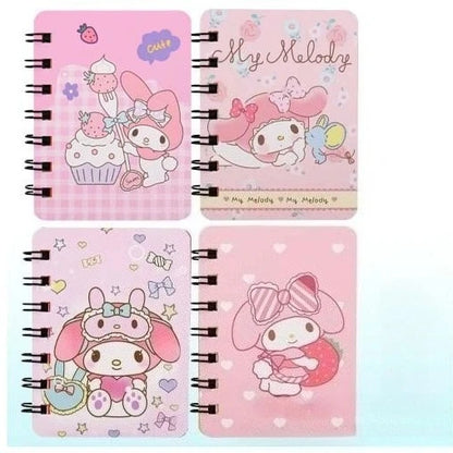 Cute Sanrio A7 Coil Notebook Pack – Kids’ Holiday Gift Set