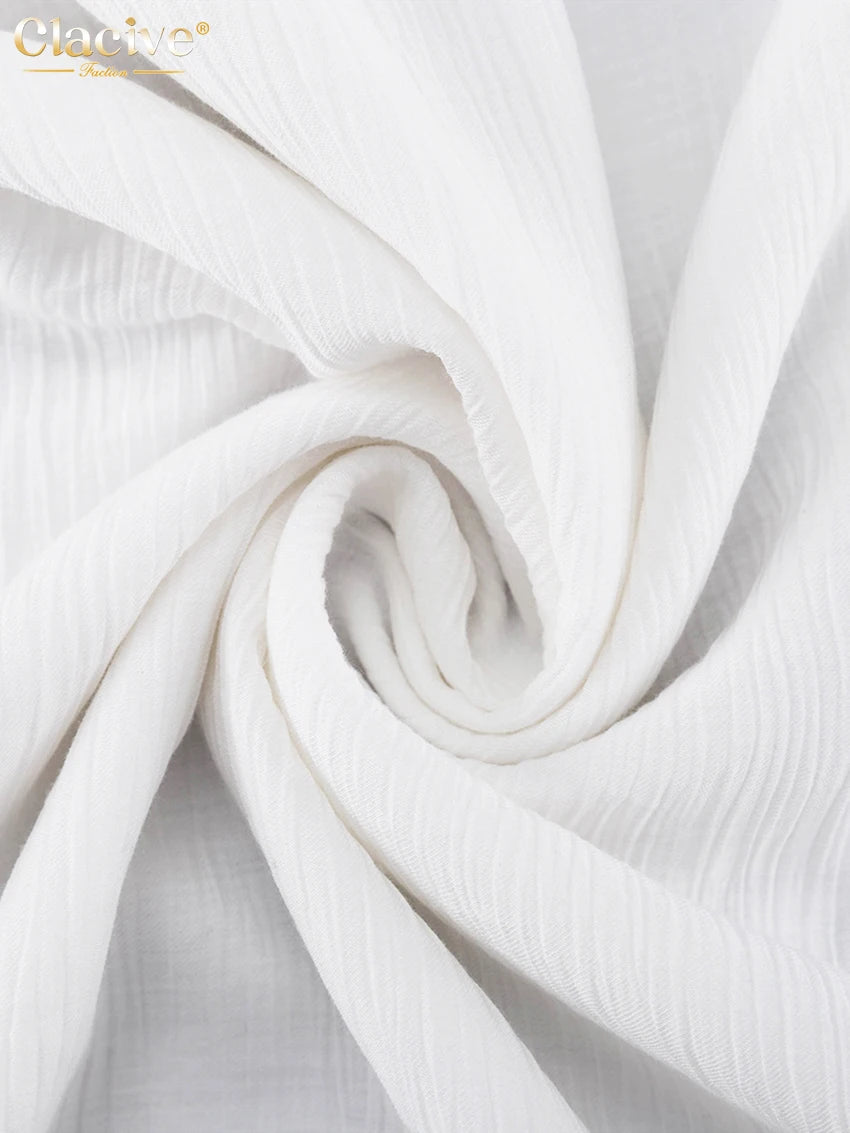 Elegant Essence White V-Neck Midi Dress – Chic Summer Party Style