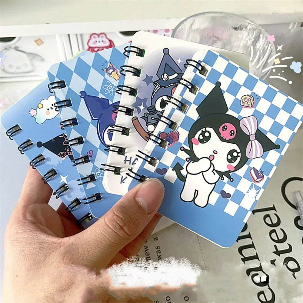 Cute Sanrio A7 Coil Notebook Pack – Kids’ Holiday Gift Set