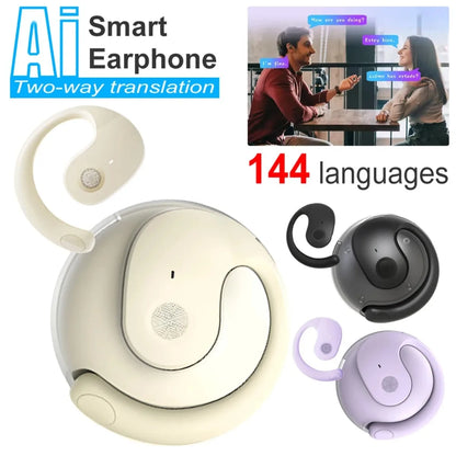 keywords: AI Translator Earbuds, Real-Time Translation Headphones, Bluetooth Business Earbuds