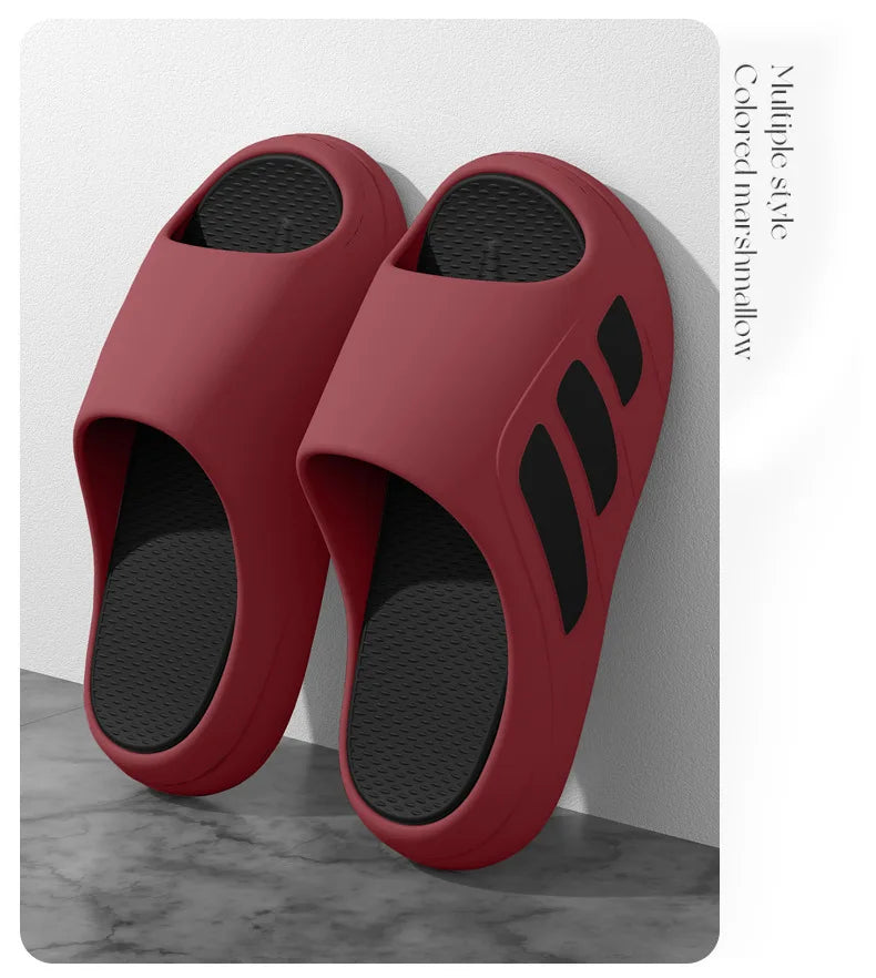 CoolStride Thick-Sole Beach Slippers for Men