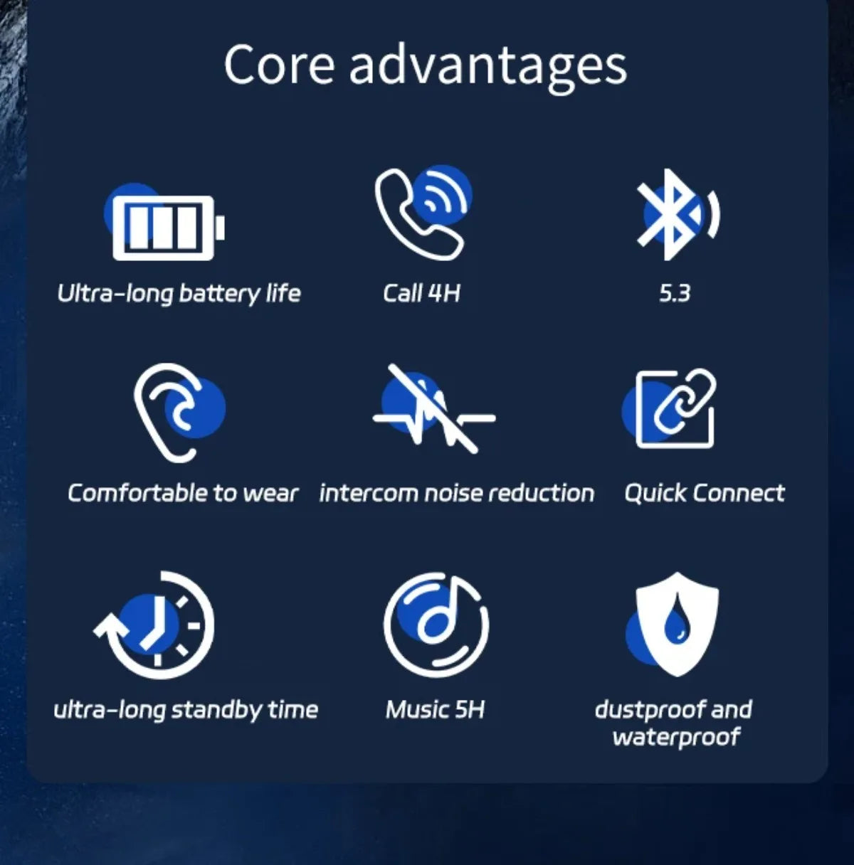 keywords: AI Translator Earbuds, Real-Time Translation Headphones, Bluetooth Business Earbuds