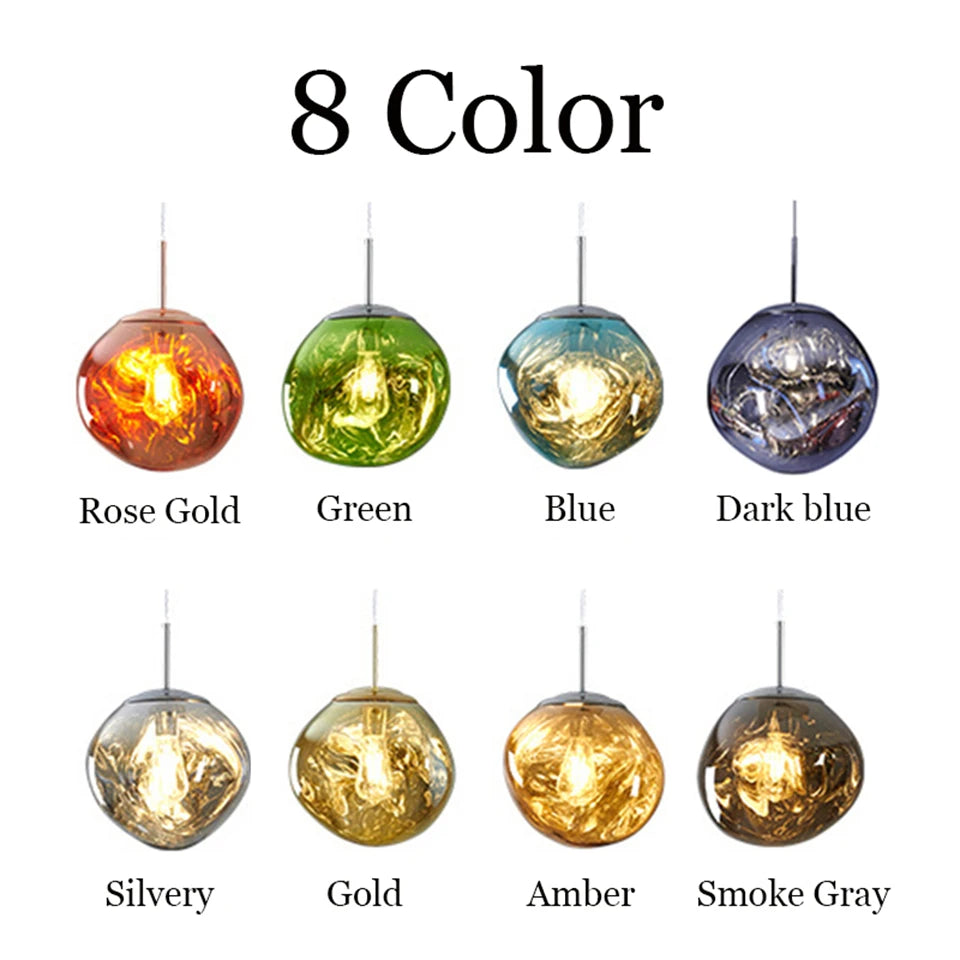 MoltenWave LED Suspension Lamp for Living Room & Café Décor