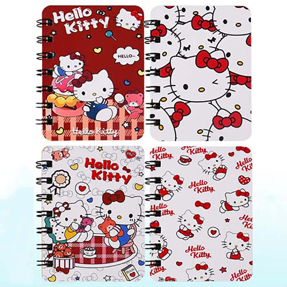 Cute Sanrio A7 Coil Notebook Pack – Kids’ Holiday Gift Set