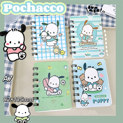 Cute Sanrio A7 Coil Notebook Pack – Kids’ Holiday Gift Set