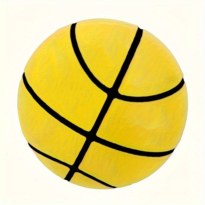 18cm Vibrant Silent Basketball - Perfect for Indoor Play, Festive Gift for Christmas, Thanksgiving Day, and Halloween Celebrations