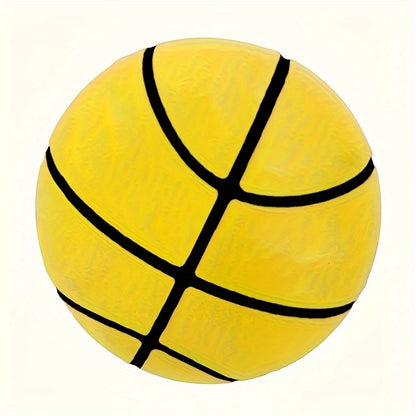 18cm Vibrant Silent Basketball - Perfect for Indoor Play, Festive Gift for Christmas, Thanksgiving Day, and Halloween Celebrations