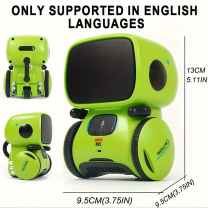 [Smart Robot] Smart Voice Interactive Robot | Halloween Dialogue Touch Mini Robot Recording Voice Changing Children's Toy Christmas