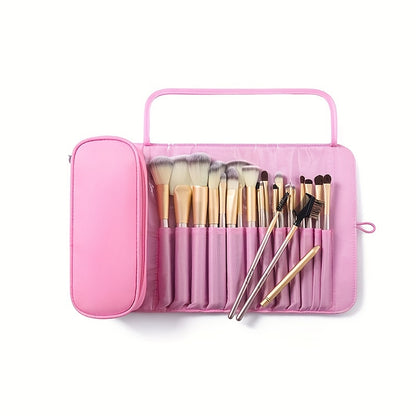 Student Glam Carry Pouch – Multi-Functional Makeup Brush Storage Case