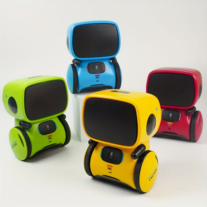 [Smart Robot] Smart Voice Interactive Robot | Halloween Dialogue Touch Mini Robot Recording Voice Changing Children's Toy Christmas